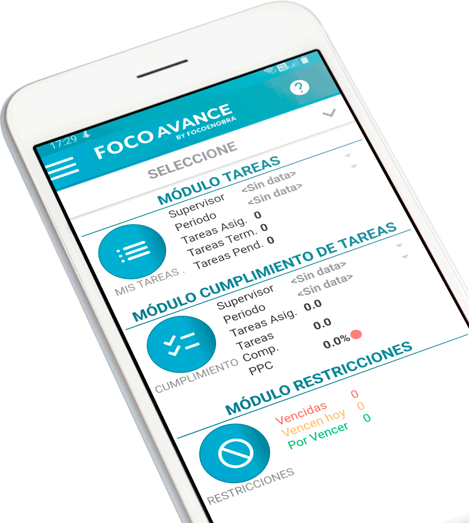 Módulo AVANCE Foco en Obra Software para la Construcción